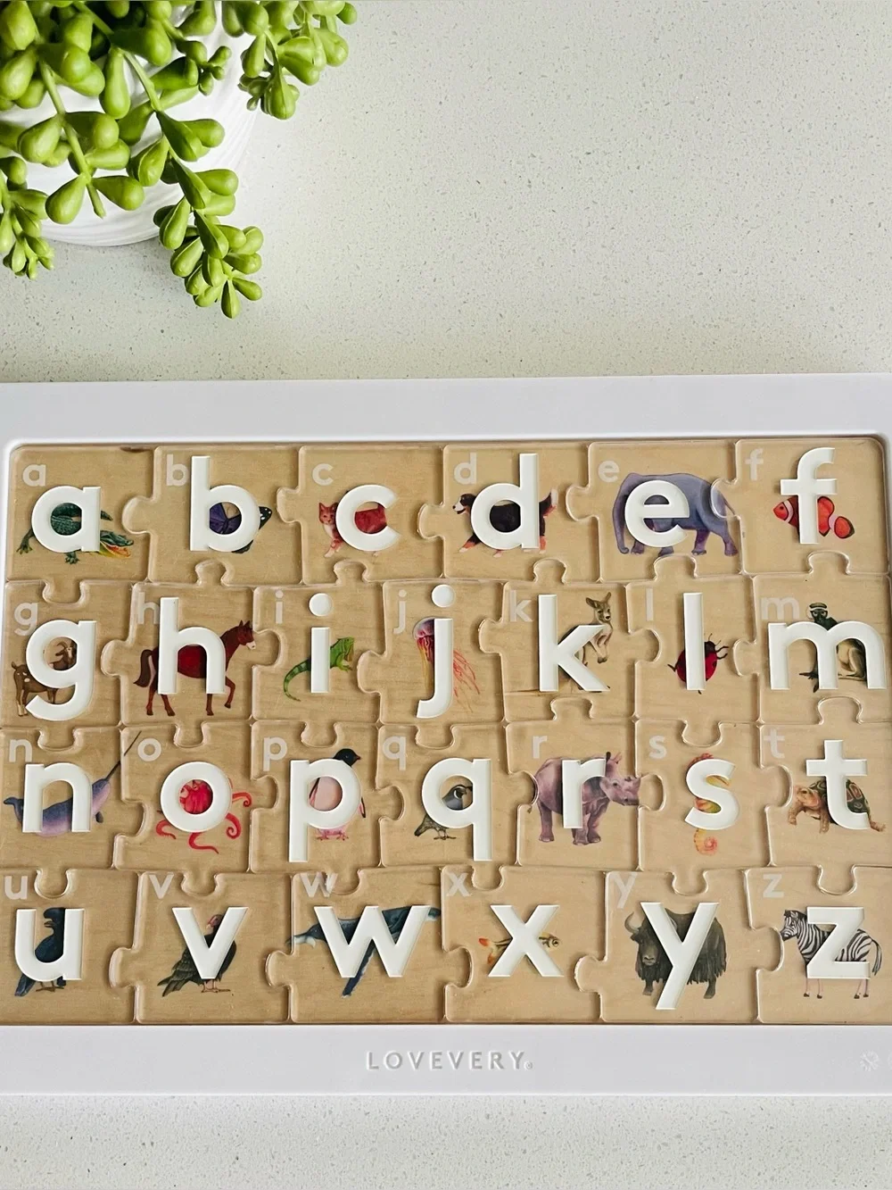 Lovevery Letter Sounds Animal Puzzle